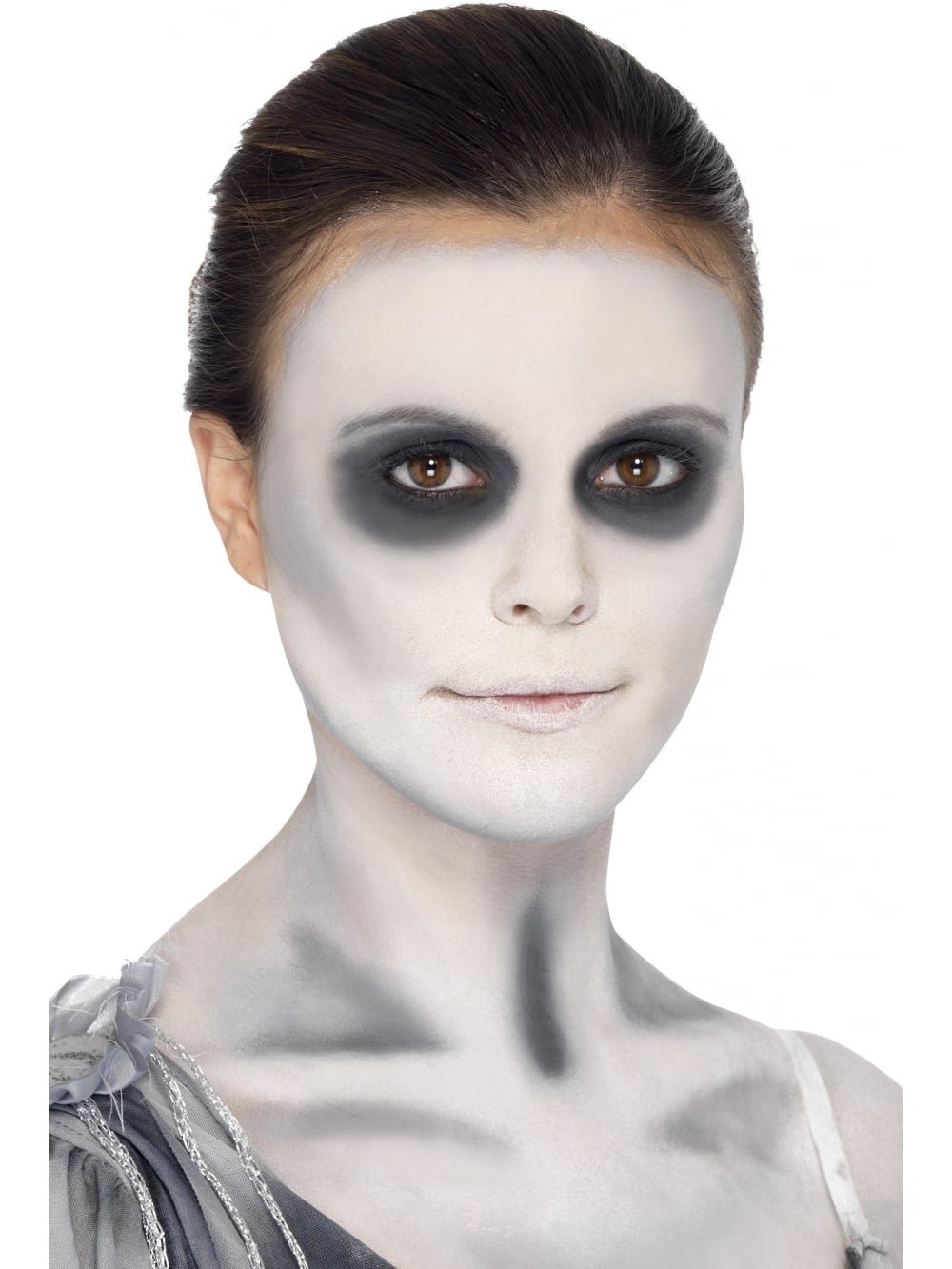 Smiffys Make-Up FX, Ghost Ship Kit, Grease, Black 6 Colour Palette, Cream & Crayon & Applicators - Image 4