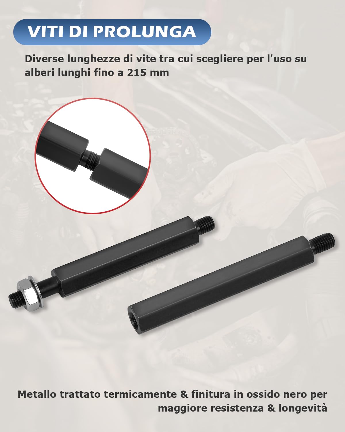 DAYUAN, Set di estrattori per separatori per cuscinetti, 14 pezzi, capacità di 5 tonnellate da 5 cm e 7,6 cm, kit di estrattori per cuscinetti