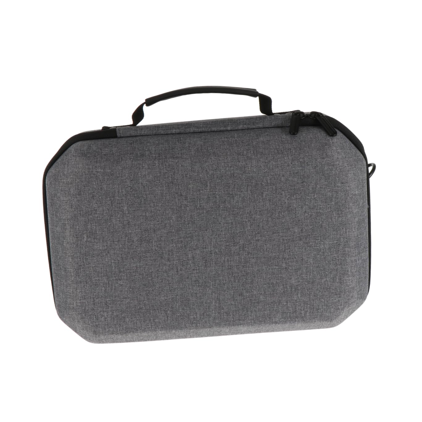 Étui Rigide de Rangement VR Compatible de Transport EVA Antichoc avec Poignée Protection Légère et Sécurisée pour Casque et Manettes Blanc