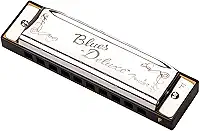 Gaita Diatônica Em F (Fá) Blues Deluxe Fender
