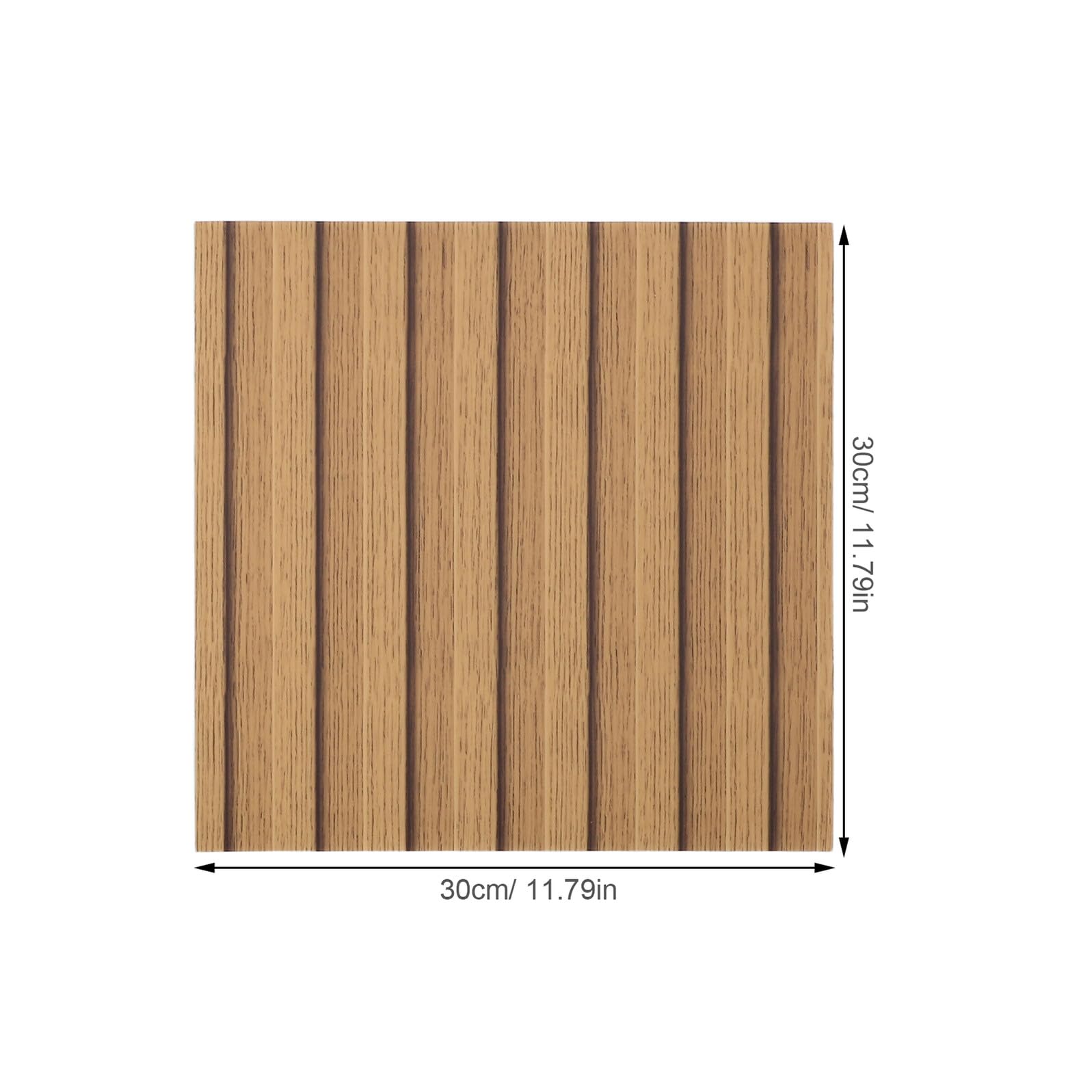 WOONEKY 30 Pezzi Pannelli Murali Autoadesivi in Pet Effetto Venatura Legno Impermeabili 30x30cm per Ristrutturazione Casa Design Moderno e Facile Installazione Fai-da-te