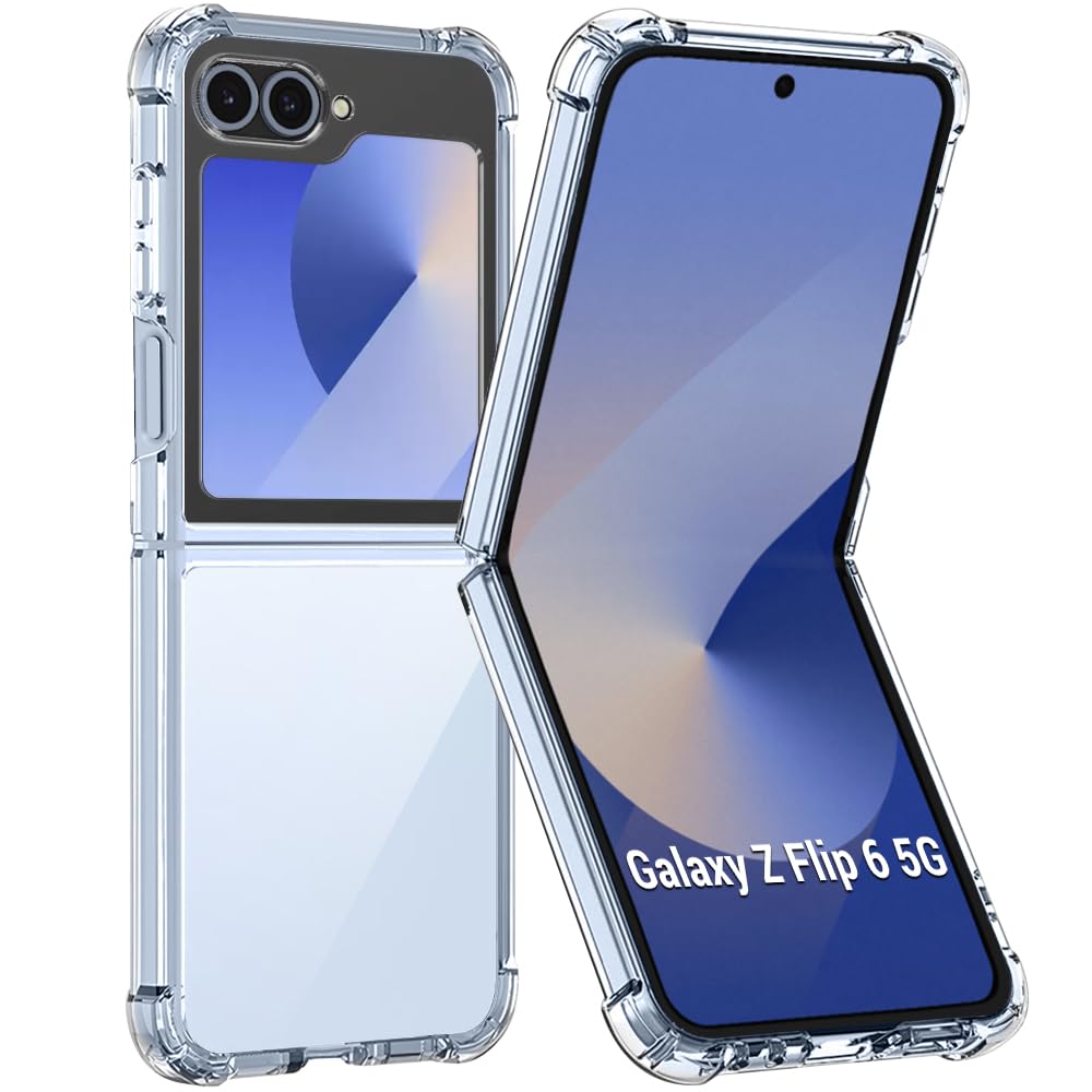 TheGiftKart Crystal Clear Back Cover Case for Samsung Galaxy Z Flip 6 5G | 360 Degree Protection | Shock Proof Design | Transparent Back Cover Case for Samsung Z Flip6 (PC & TPU, Transparent Bumper) (B0DBDCJ5Y2) Amazon Price History, Amazon Price Tracker