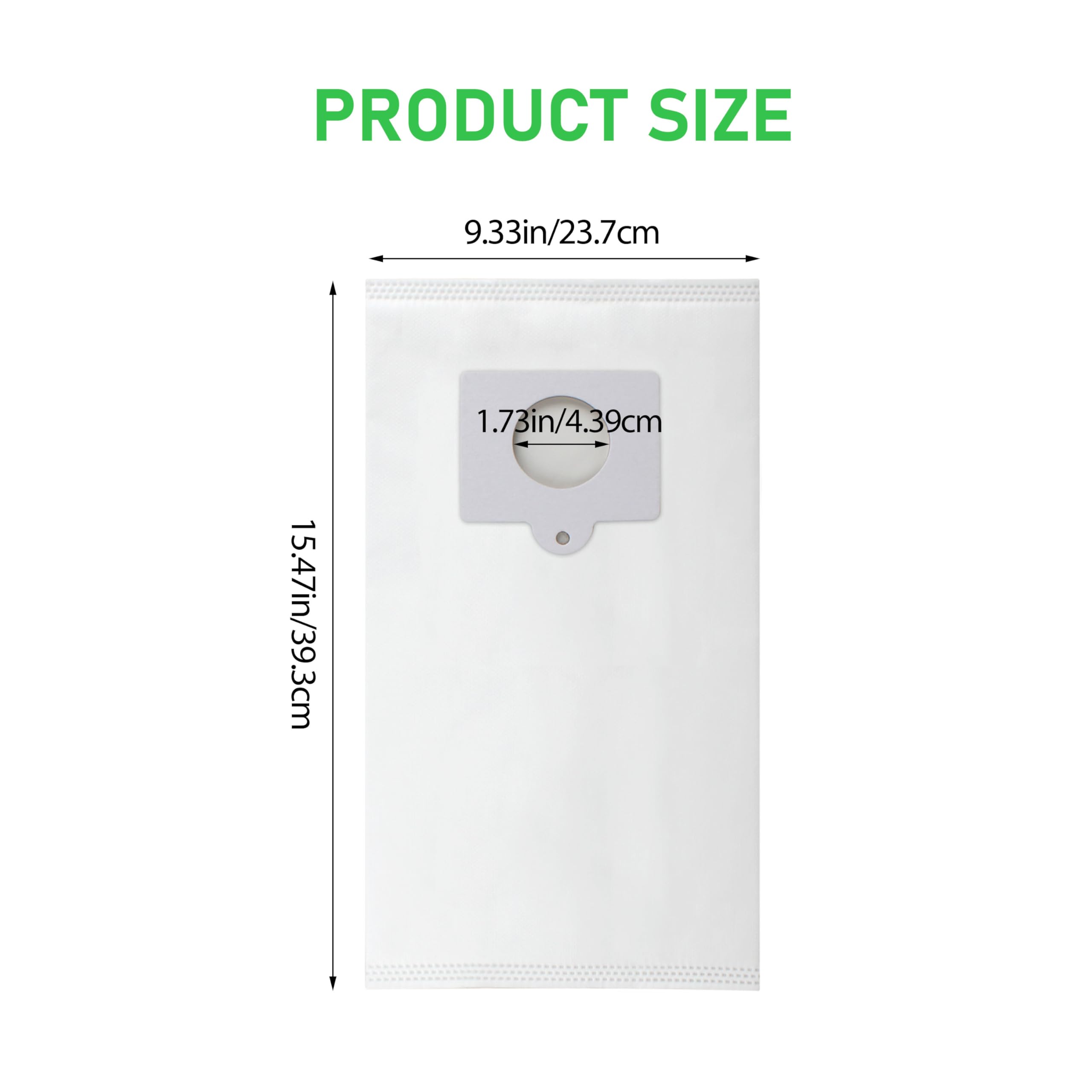 Canister Vacuum Cleaner Dust Bags Replacement for Kenmore Type Q/C 5055 12Pcs