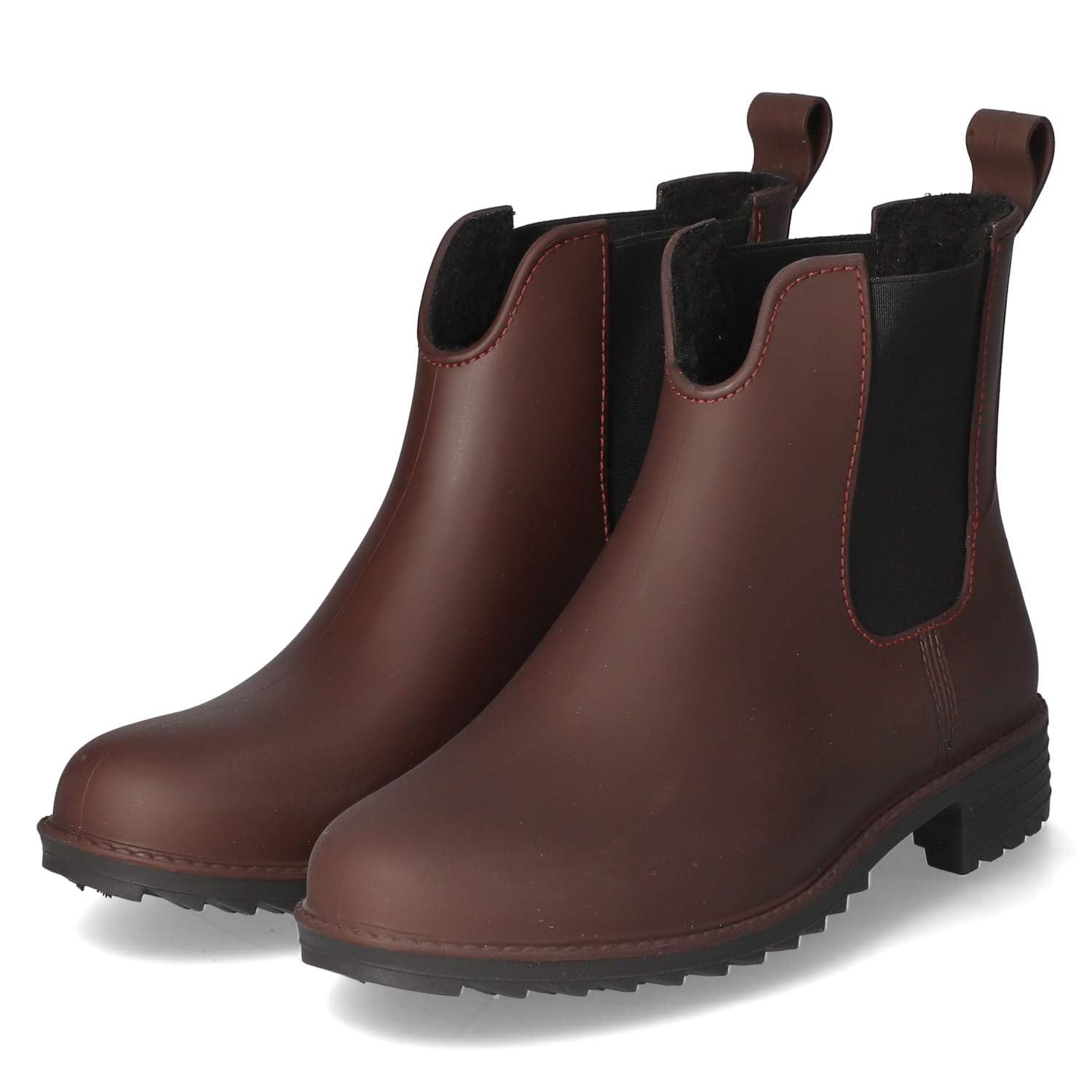 Rieker Ladies P8260 Chelsea Boots, red, 3.5 UK
