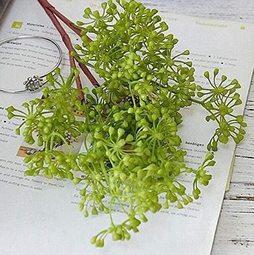 10pcs! Wholesale Hi-Q Artificial Large coriaria sinica Plants Plastic Flowers Fake Fruits Mulberry for Home Wedding Decoration - (Color: Green)