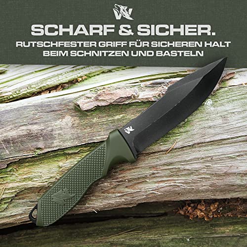 Wolfgangs W-KIDS - Schnitzmesser Kinder mit Süßem Kindermesser Führerschein - Outdoor Kinder Messer Set mit Scheide und… - Image 4
