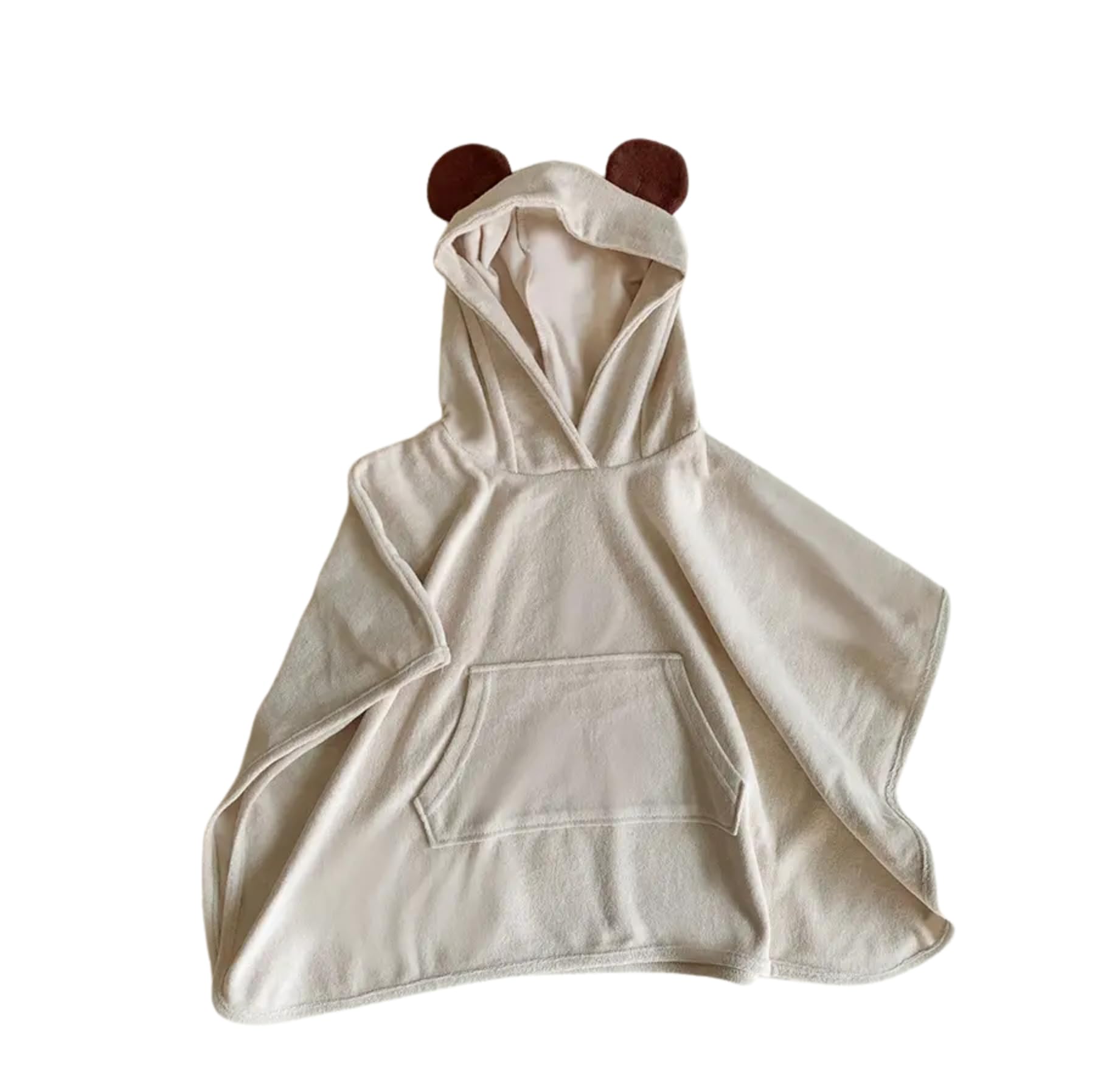 Baby & Toddler Poncho Towel with Hood, 4 Animal Designs (Rabbit, Panda, Bear, Puppy)