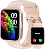 RUIMEN Smart Watches para Mujer, Llamadas por Bluetooth, Fitness Tracker Rosa | para iPhone/Android, Pantalla HD 1.85", Monitor de Ritmo Cardíaco y Sueño, Contador de Pasos y Calorías, Más de 100 Deportes, Resistente al Agua 1