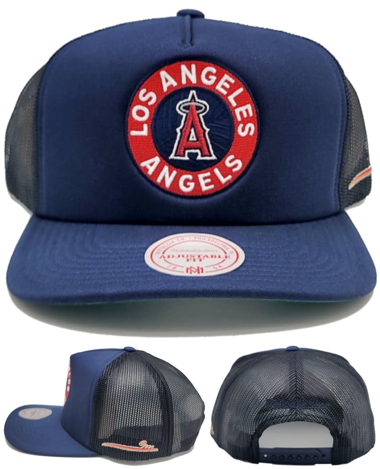 Gorra Trucker Snapback New Era Azul Rojo Negro miniatura 1