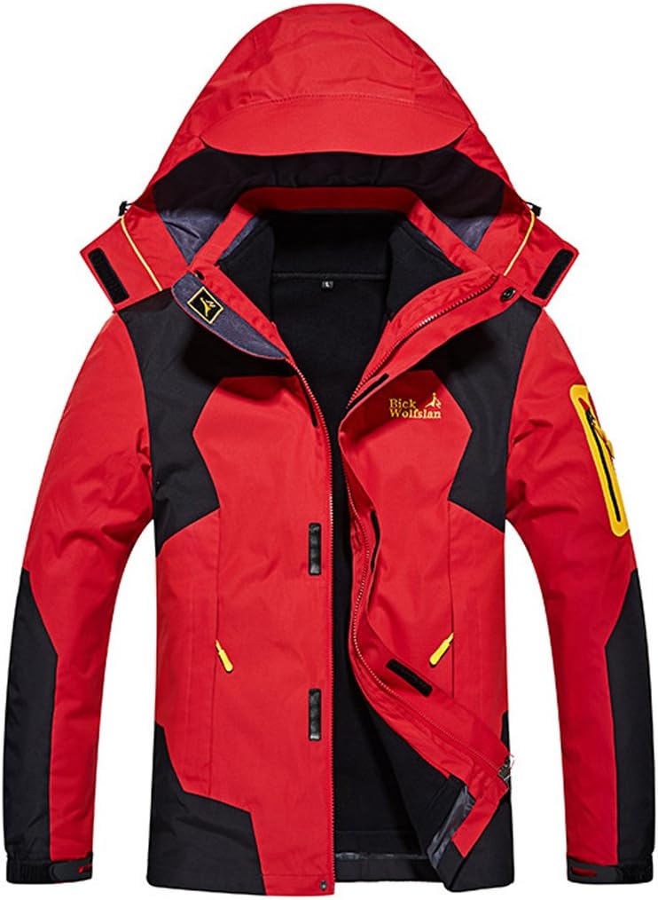 Dnstar Men's 3in1 Fleece Big and Tall Jackets Winter Coats Plus Size