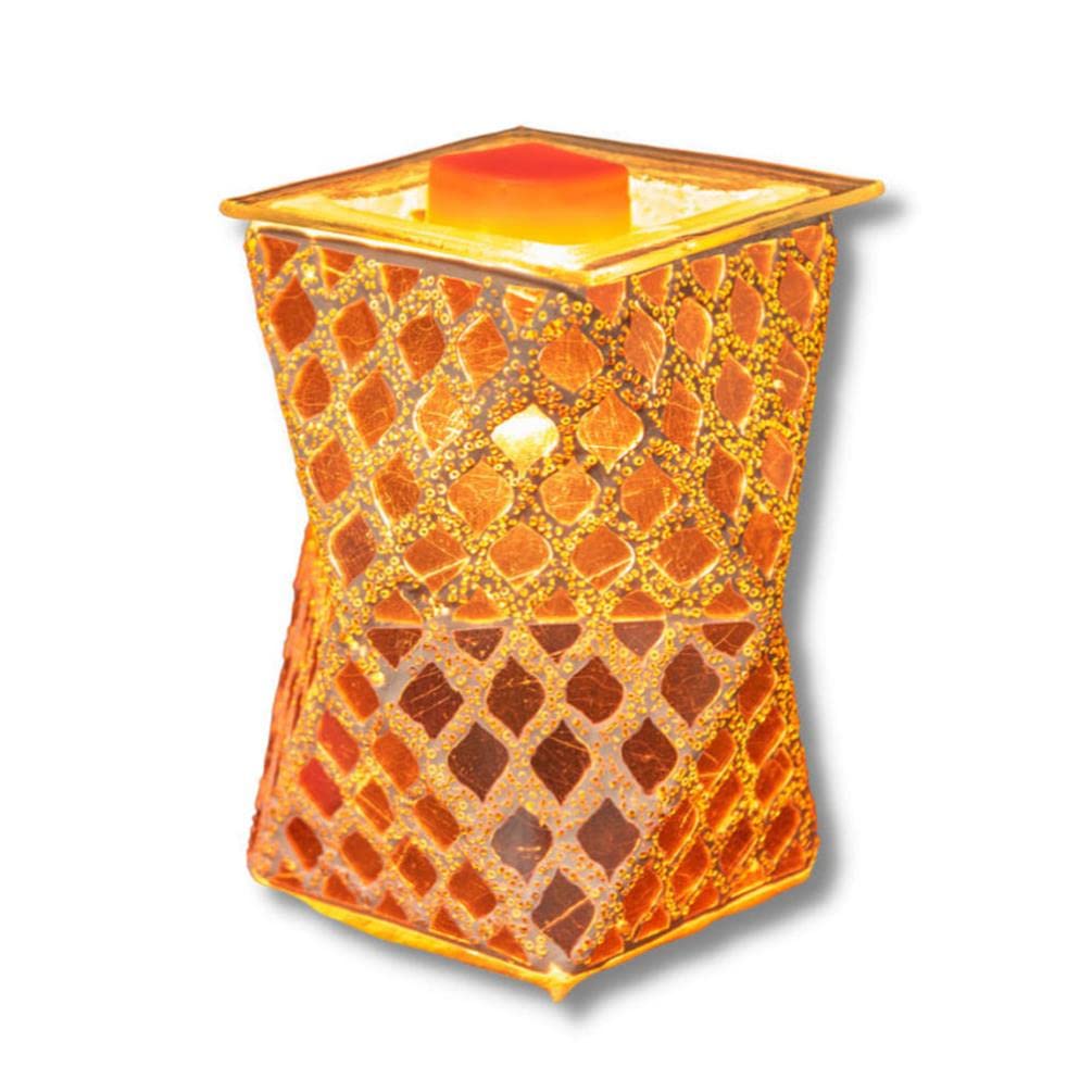 Sense Aroma Gold Rose Moroccan Geometric Electric Wax Melt Warmer