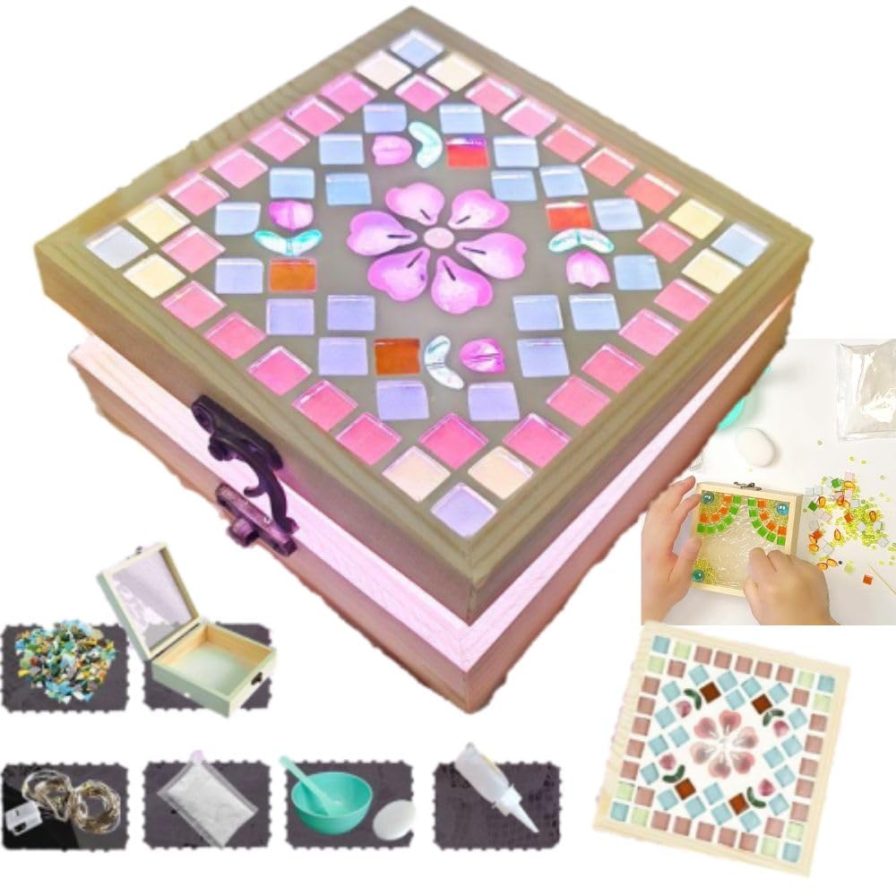 Amazon | CLAFTLABSAIL 手作り小物入れ 工作キット 女の子向け 宝石箱