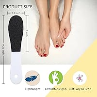 Vista 2 de 10 Pack Foot File, Professional Foot Callus Remover Sandpaper Pedicure Tools, Double Side Foot Scrubber, Sander for Dead Skin Foot Rasp Pedicure for