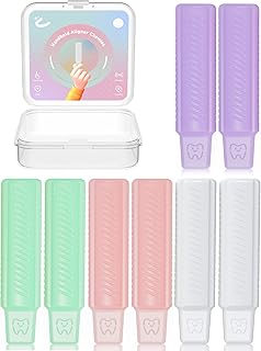 Aligner Chewies for Aligner Chompers, Compatible with Invisalign Braces, Aligners, Retainers-8 Pack