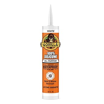 Gorilla Waterproof Caulk & Seal Silicone Sealant
