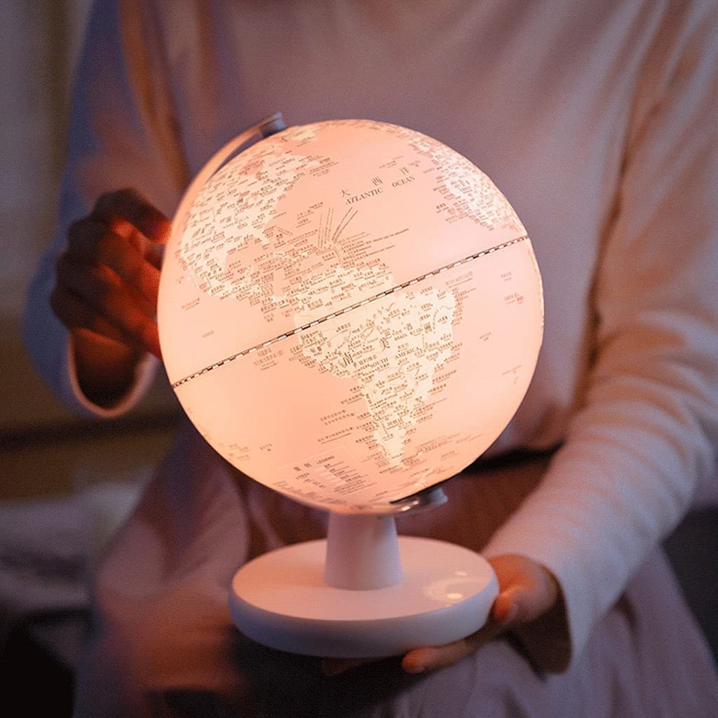 Simpatico mappamondo Rosa con Illuminazione, Decorazione per la casa Elegante e Classica del Regalo più Caldo del Mondo
