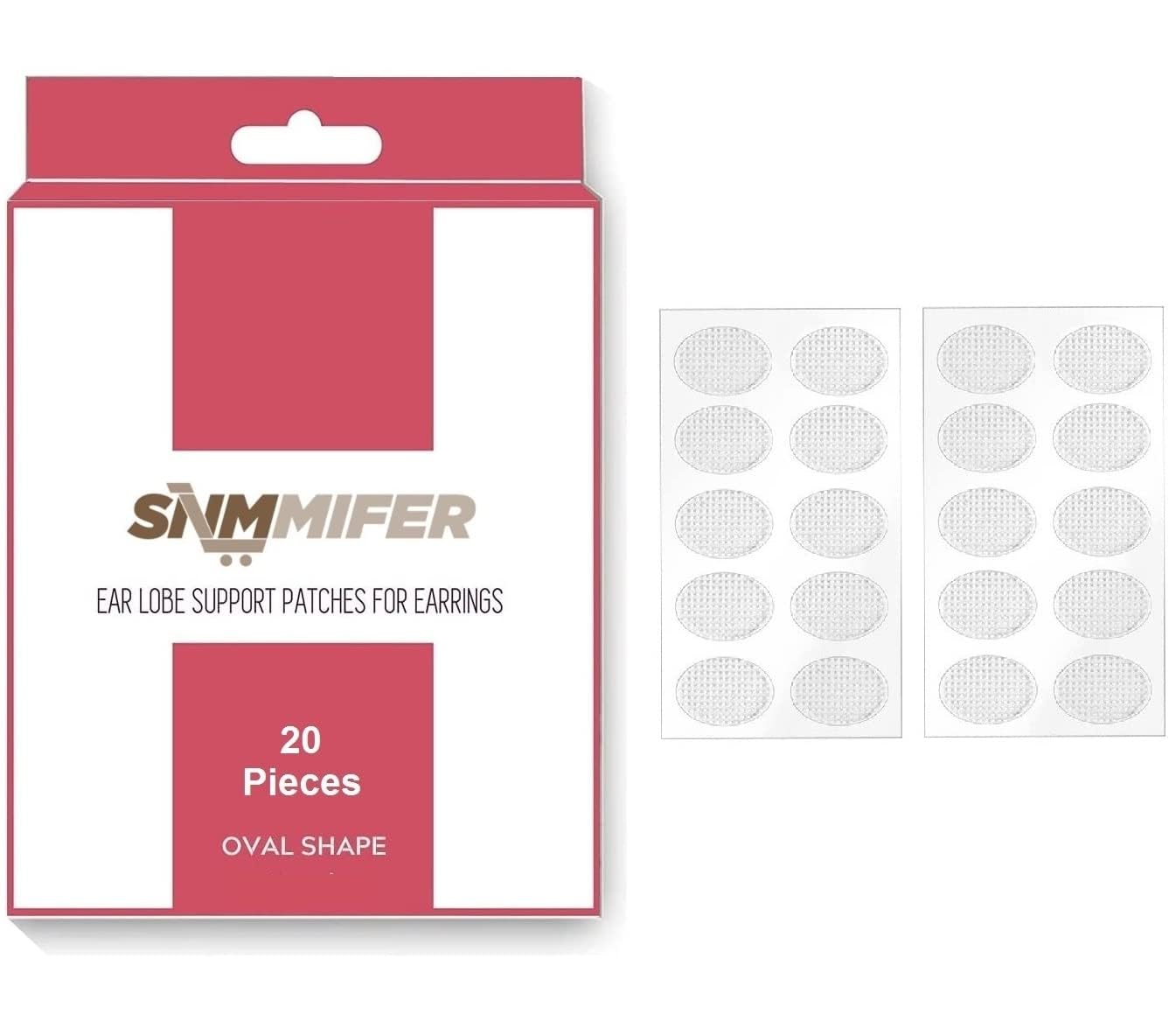 SNMMIFER Invisible Ear Lobe Support for Earrings, Earlobe Tapes and Stickers, Earring Supporter for Heavy Earrings, Support Patches for Girls & Women (20) (B0C3V3K5J3) Amazon Price History, Amazon Price Tracker