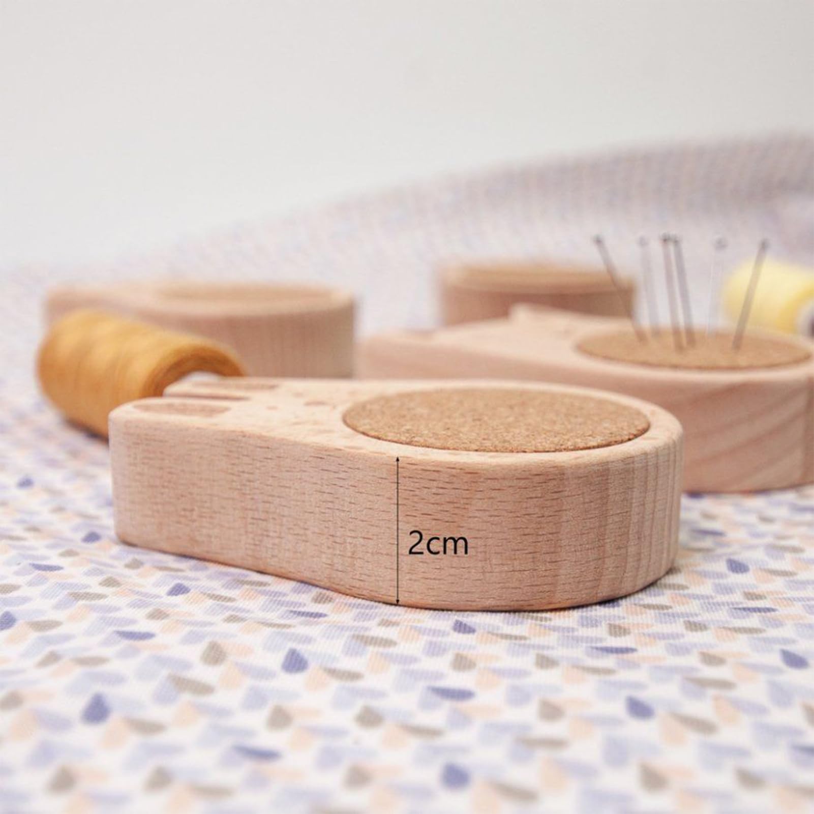 Stecknadelkissen Süßes Stecknadelkissen Aus Holz Zum Aufbewahren | Nähen Sticken Stricken Zubehör Für Zuhause Bett Reparatur Garn