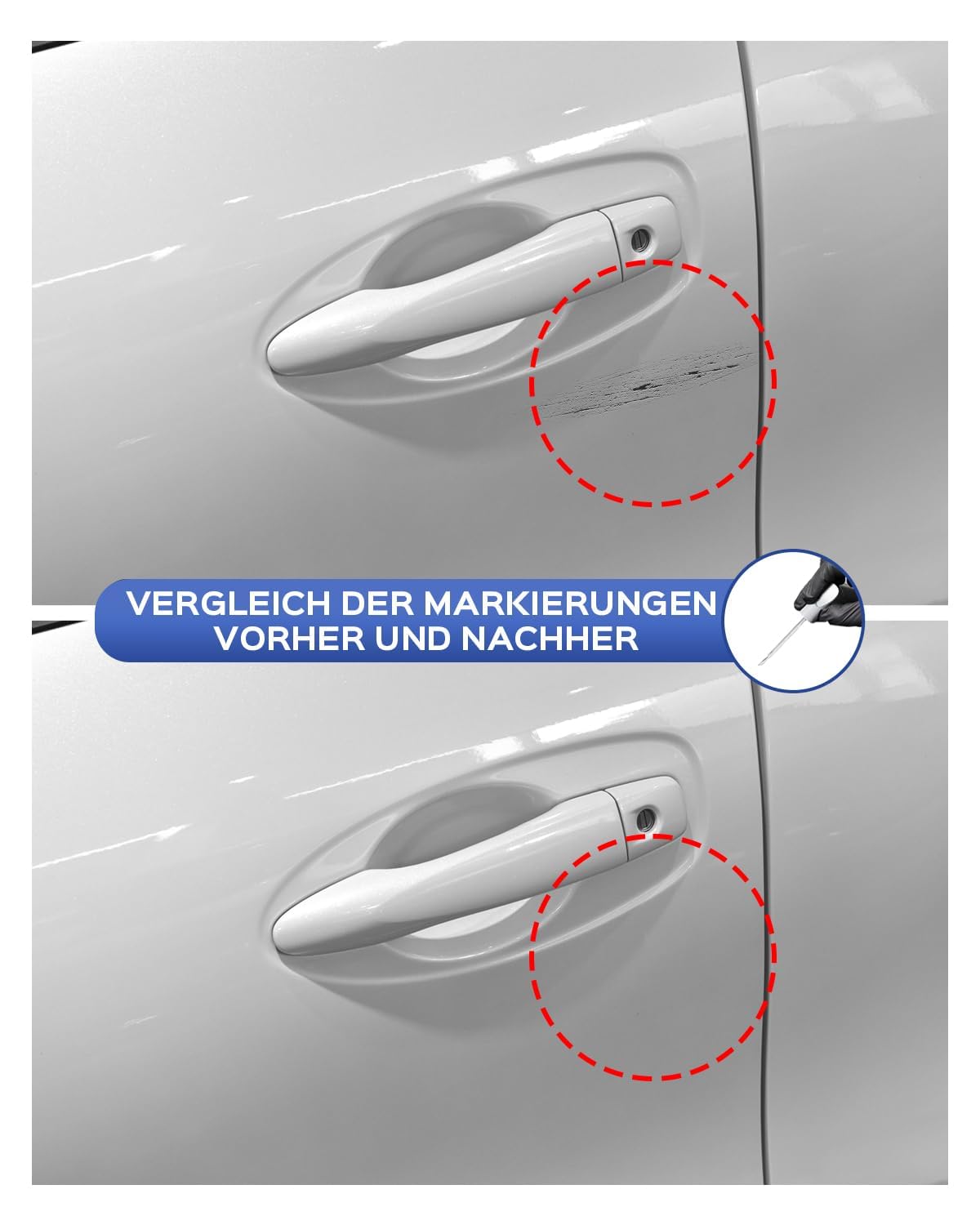 Renault 369 Blanc Glacier/Artice-White vernice per ritocchi riparazione graffi scheggiature