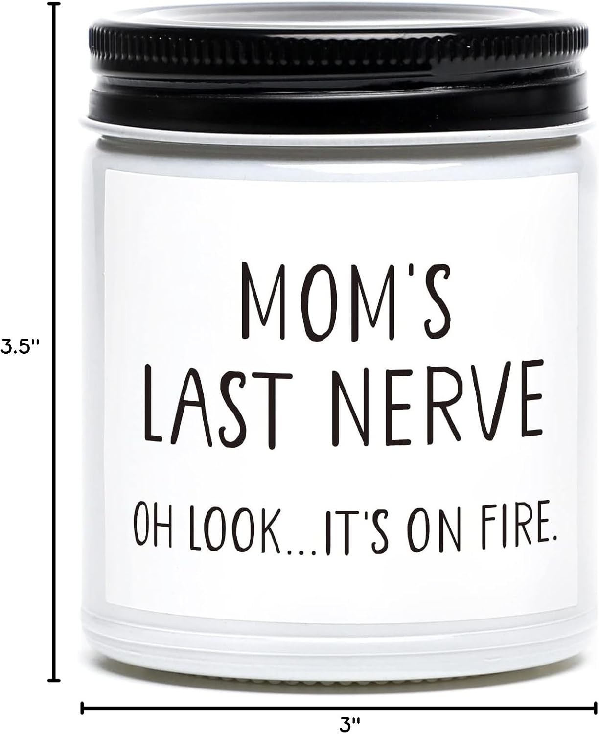 Mothers Day Gifts for Mom from Daughter and Son, Moms Last Nerve Candle, Cool Best Mom Gifts Ideas, Birthday & Mothers Day & Thanksgiving & Christmas Gift for Moms - Lavender Scented Candle - Image 8