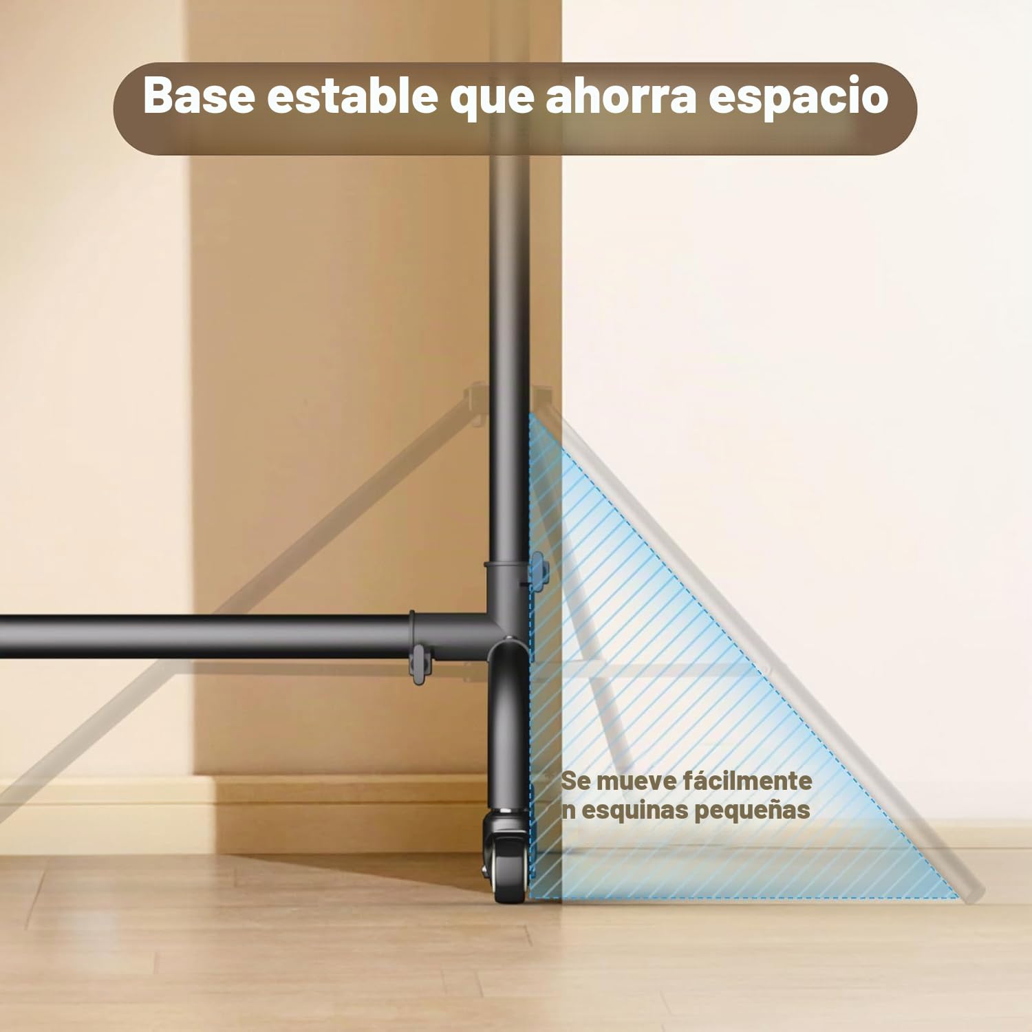 EMART Soporte de Fondo Fotográfico con Ruedas, 3x2,3m Ajustable Sistema de Estudio Fotografía para Studio Retrato de Producto