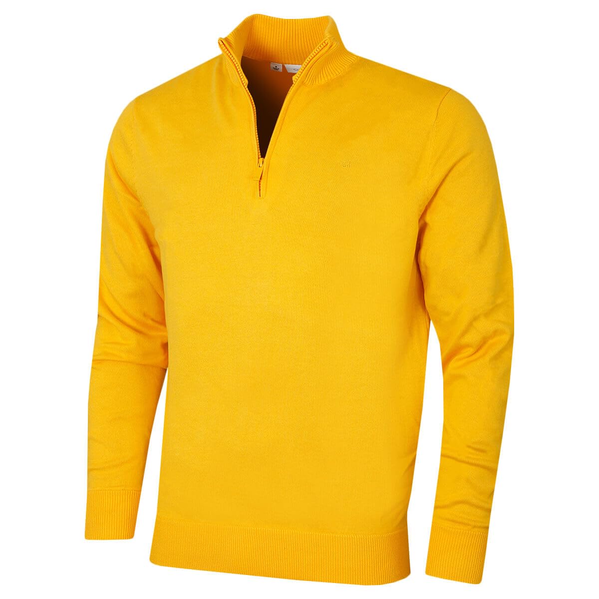 Calvin Klein Mens Campus 1/2 Zip Sweater - Sunshine - XXL