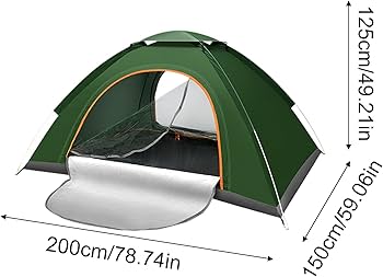 Amazon.co.jp: ポップアップダブルテント。両開きドア。立体的な通気性