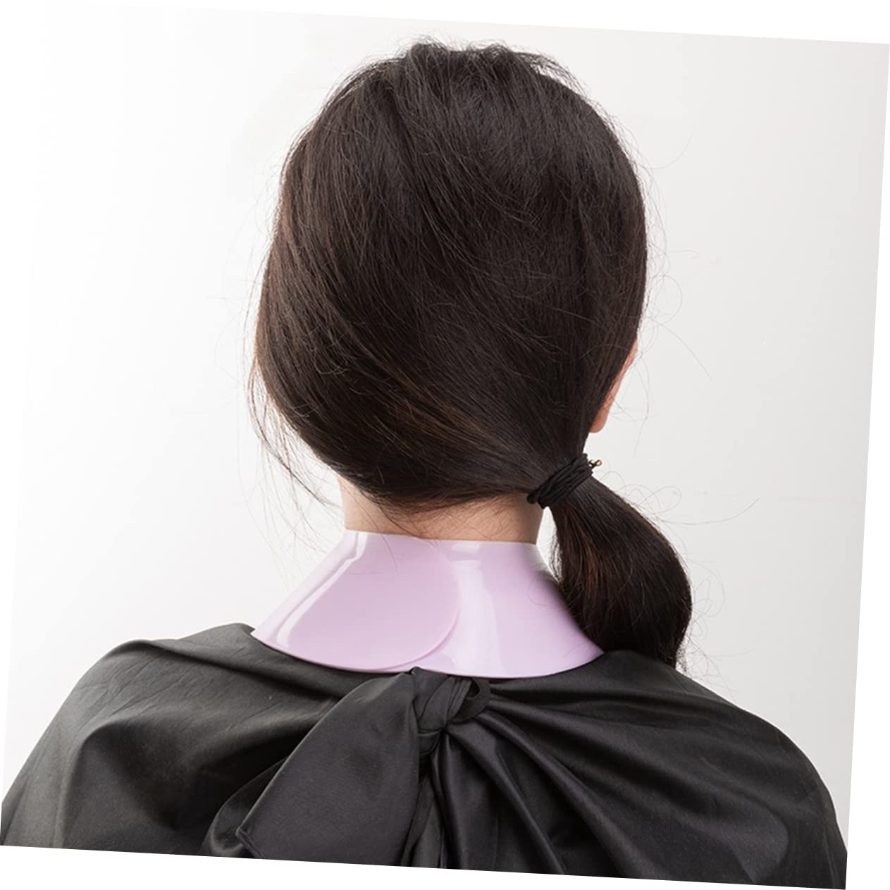 FOMIYES 4pièces Cape De Coiffure Silicone Pour Du Cou Châle De Barbier Pour Coupe Et Des Cheveux Accessoire Pratique Pour Salons Et Usage Domestique