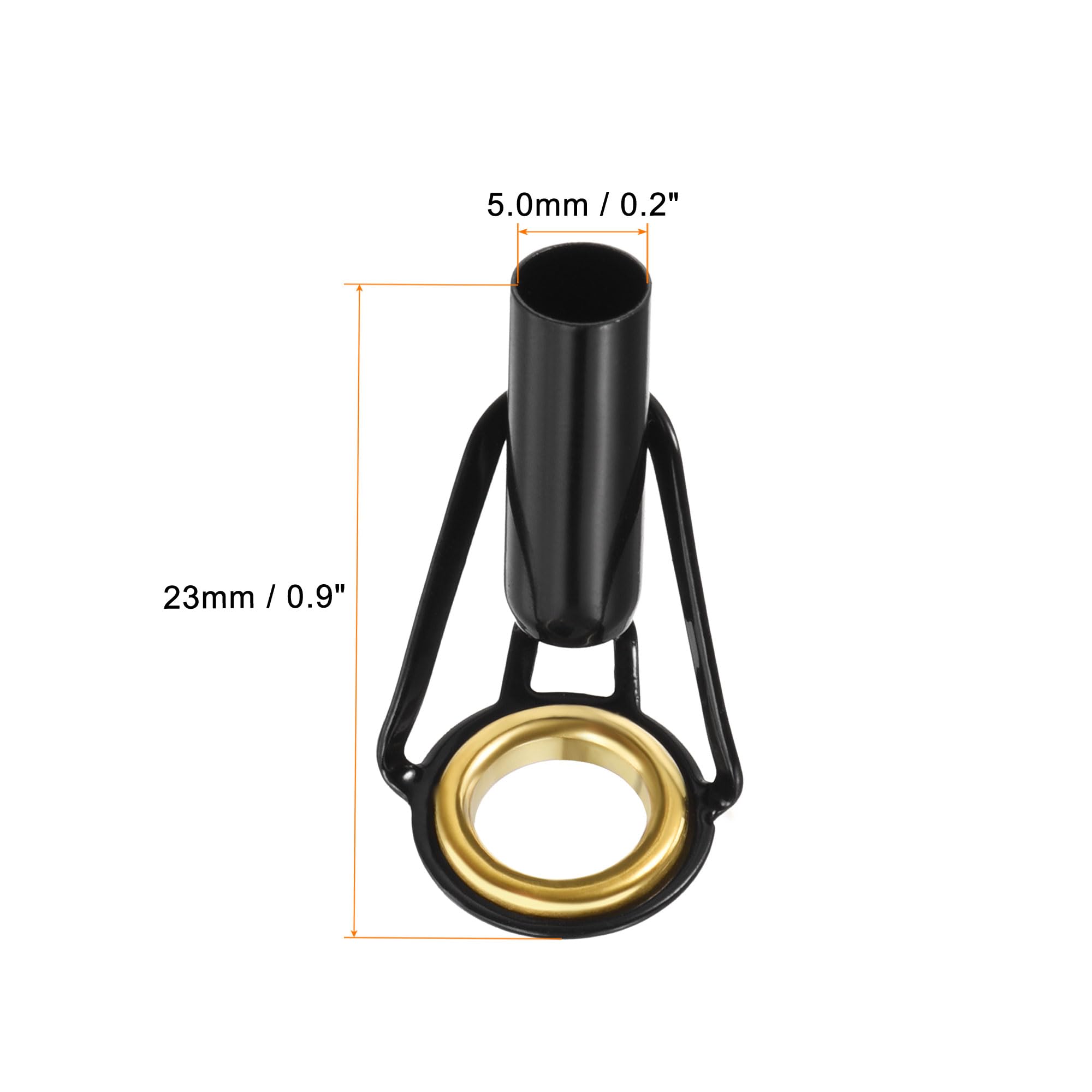 5.5mm Dia Tubo Kit Riparazione Punte Canna Pesca 3pezzi oring