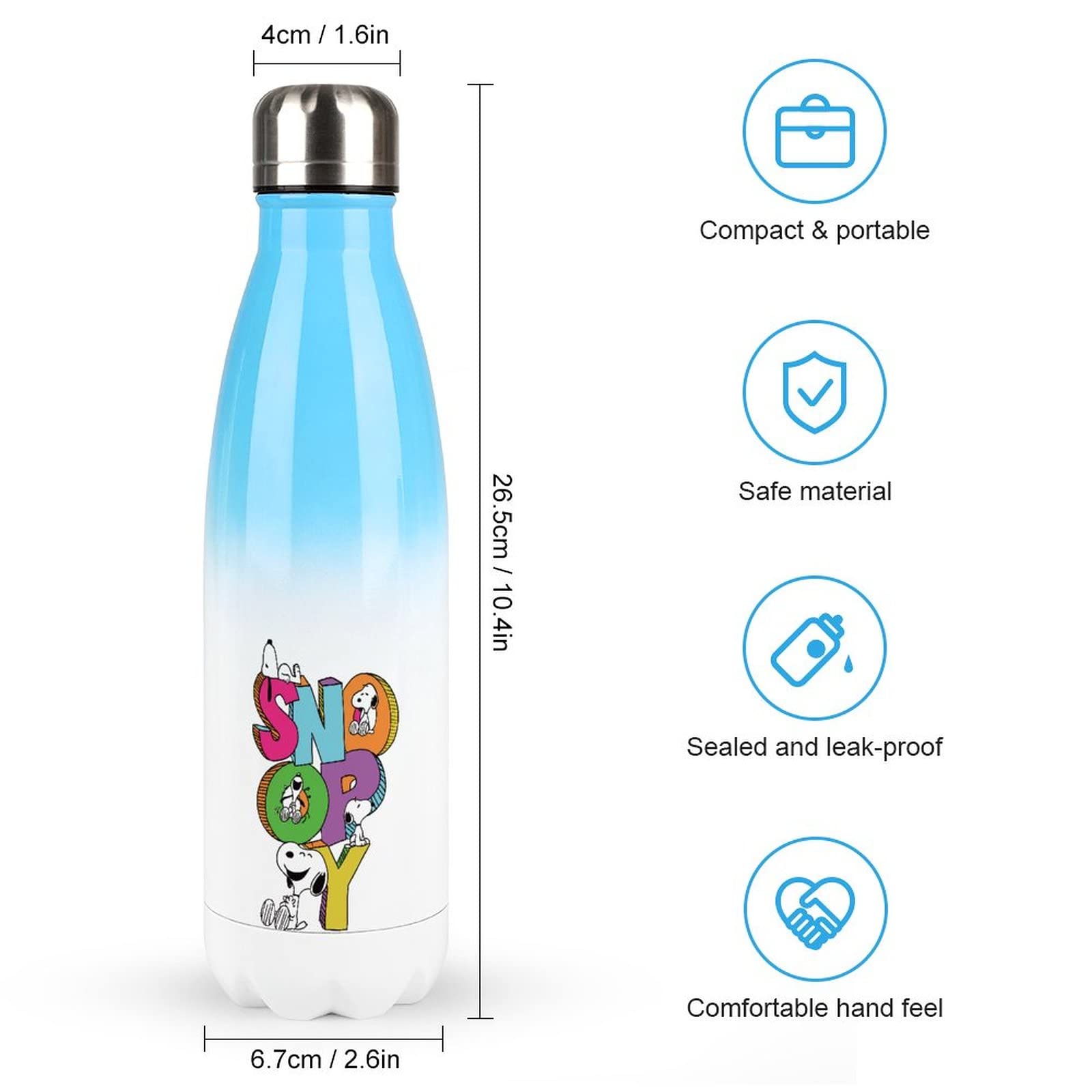 Amazon｜水筒 ステンレスボトル スヌーピー 魔法瓶 ウォーターボトル