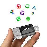 Volam Adattatore Carplay Wireless 2 in 1 per CarPlay & Android Auto 2026 Upgrade Aggiorna