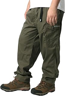 [アウトドアプロダクツ] カーゴパンツ メンズ 父の日 ギフト 大きいサイズ パンツ 無地 2L-5L ゆったり カジュアル ズボン ロングパンツ イージーパンツ 作業着