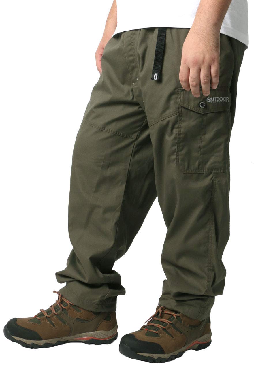 [アウトドアプロダクツ] カーゴパンツ メンズ 父の日 ギフト 大きいサイズ パンツ 無地 2L-5L ゆったり カジュアル ズボン ロングパンツ イージーパンツ 作業着