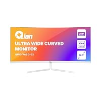 Monitor Curvo Qian 30" Schermo Ultra-Largo FHD | 2560x1080 | Pannello VA | Formato