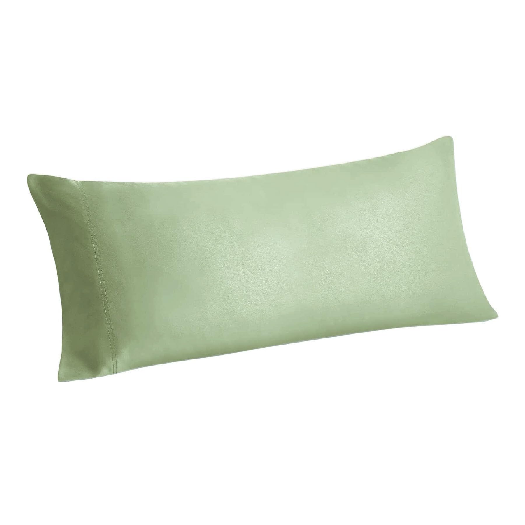 BEDELITE Body Pillow Pillowcase, Rayon from Bamboo, Sage Green, 20"x54"