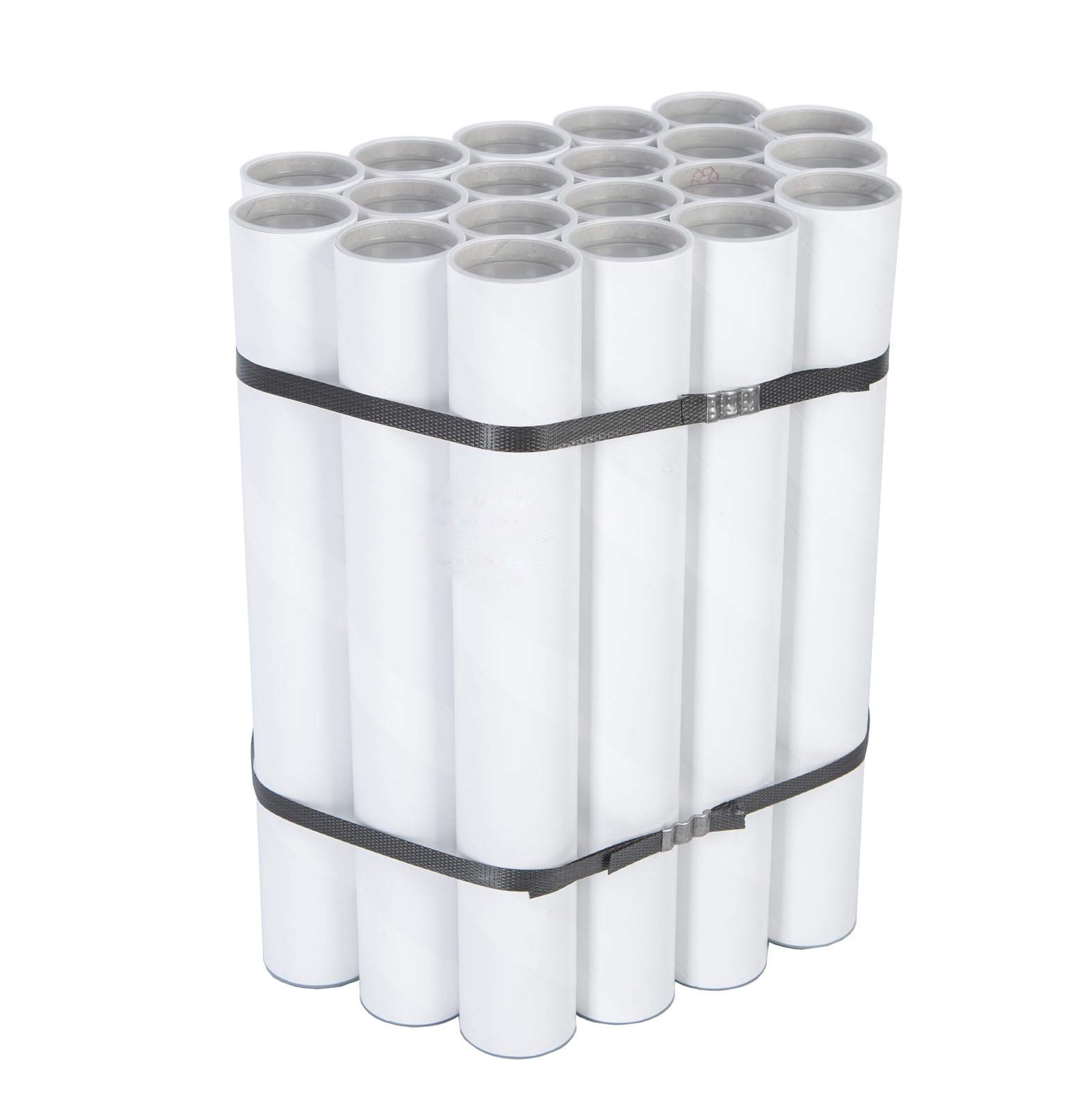 Imballaggi Point - Tubo de cartón blanco - 7 x 70 cm - Ø 7 cm - Resistentes y profesionales para carteles, documentos, dibujos, muestras y materiales impresos. - Juego de 10 unidades