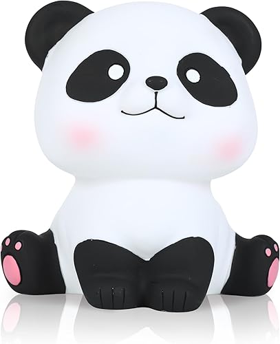 Miniatura 7 de H&W Banco de dinero Panda, alcancía inastillable, primer banco de monedas, el mejor cumpleaños de Navidad para niños y niñas, decoración del hogar