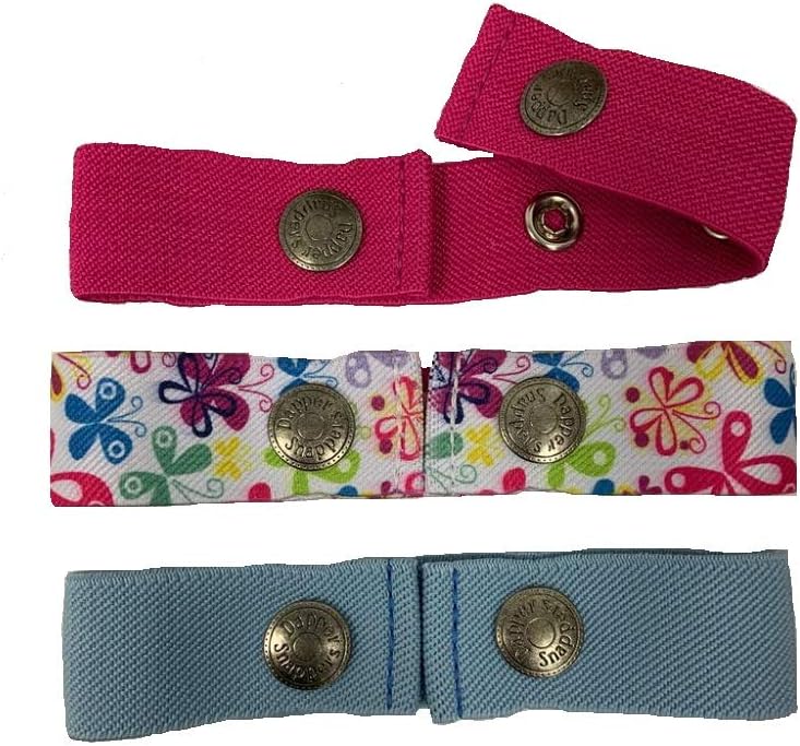 Dapper Snappers3PK (PINK, BUTTERFLIES, TURQUOISE)