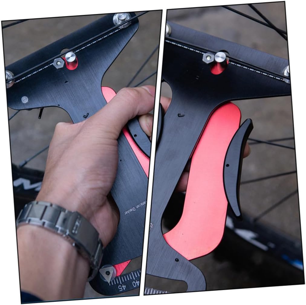 Bike Spoke Tension Steel Wire Wheel Measuring Tool for Bicycle Spokes Correction and Calibration Fit for Mountain and Road Bike Wheels Use Indicator Gauge