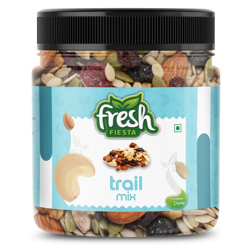Fresh Fiesta Trail Mix - Daily Health Mix - Mixed Nuts with Dry Fruits & Seeds - Mixed Dry Fruits with Almonds Cashews Raisins Cranberries Pumpkin Seeds - Healthy Snack-image-2