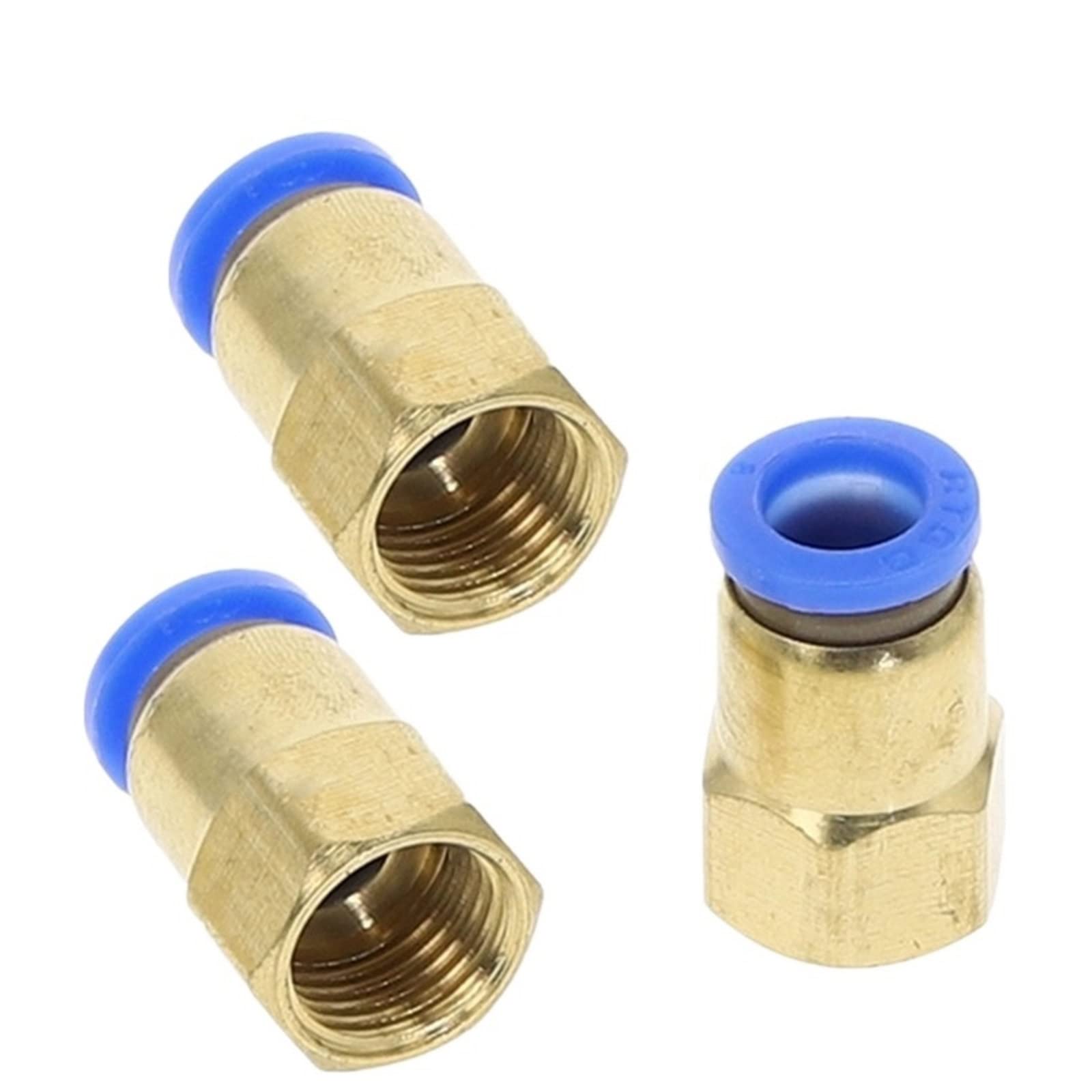 Raccord de tuyau d'air M5 PCF-12mm en laiton pour réparer un circuit pneumatique