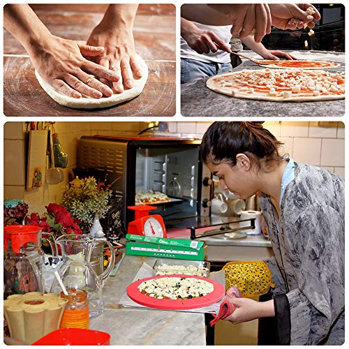 Silicone Pie Crust Shield,Adjustable Pie Crust Shield for Baking Pie Fit 8 Inch to 11 Inch Diameter Pies Protector Shield (4Pcs,Red,Blue,Green,Grey) - Thumbnail 7