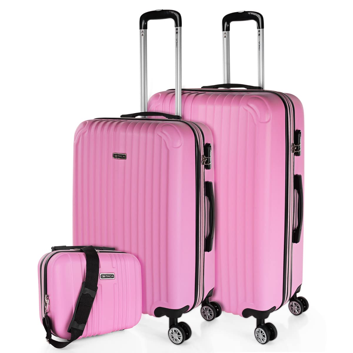 ITACA - Maletas Grandes De Viaje Rígidas Ligeras con 4 Doble Rueda 360° Maleta Grande 23 Kilos Alta Resistencia Extensible Maleta XL Duradera, Mandarina — view 56