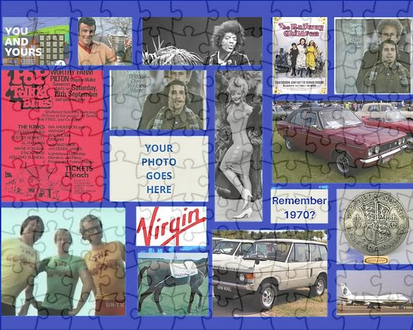 ItsYourPuzzle | Personalized Photo Jigsaw Puzzle | Nostalgia Year Puzzle for 1970 | Custom Puzzles from Photos | Memory Lane Puzzles for Adults | Cardboard Picture Puzzle | 500 Pcs — image 1