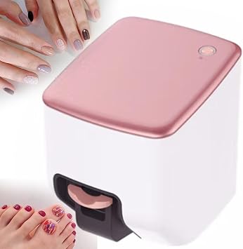 3D Portable DIY Nail Art Color Printer, Manicure Tool, Nail Face AI Recognition, 10 Seconds Fast Drawing for Nail Shop/Commercial/Home