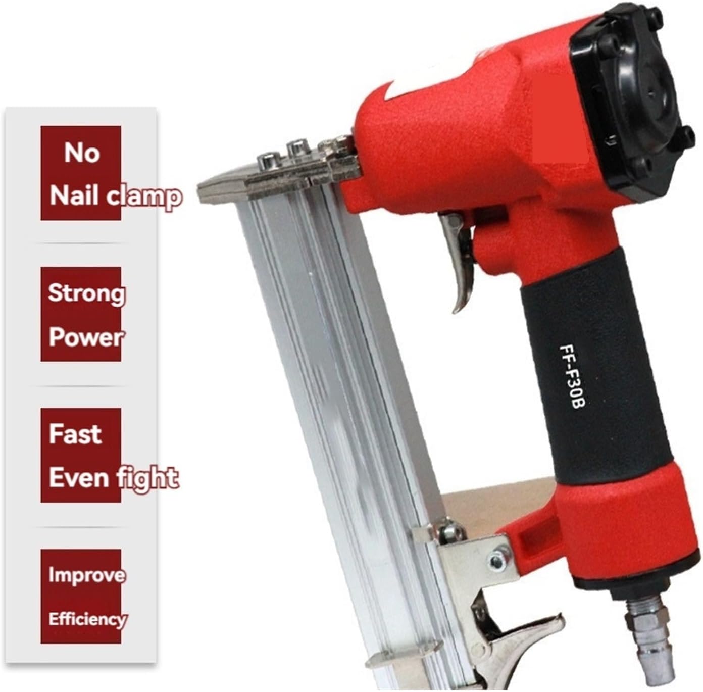 Pneumatic Power Nailer Decorative Tool Heavy Duty F-F30B Electricity Nails Gun Framing Nail Gun Woodworking Tools Furniture Straight Nail Gun