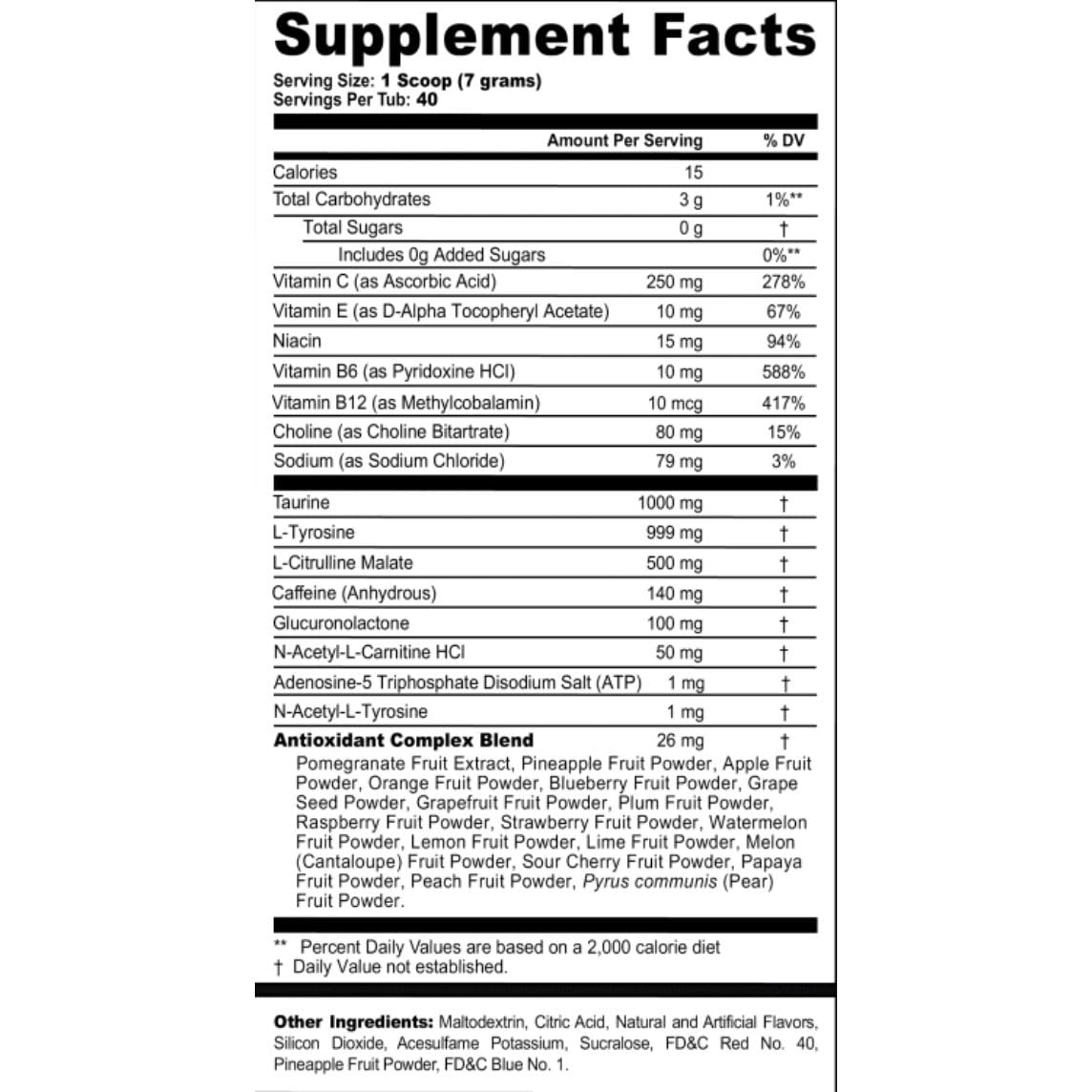 G Fuel Las Plagas Persimmon GameChanging Energy Powder