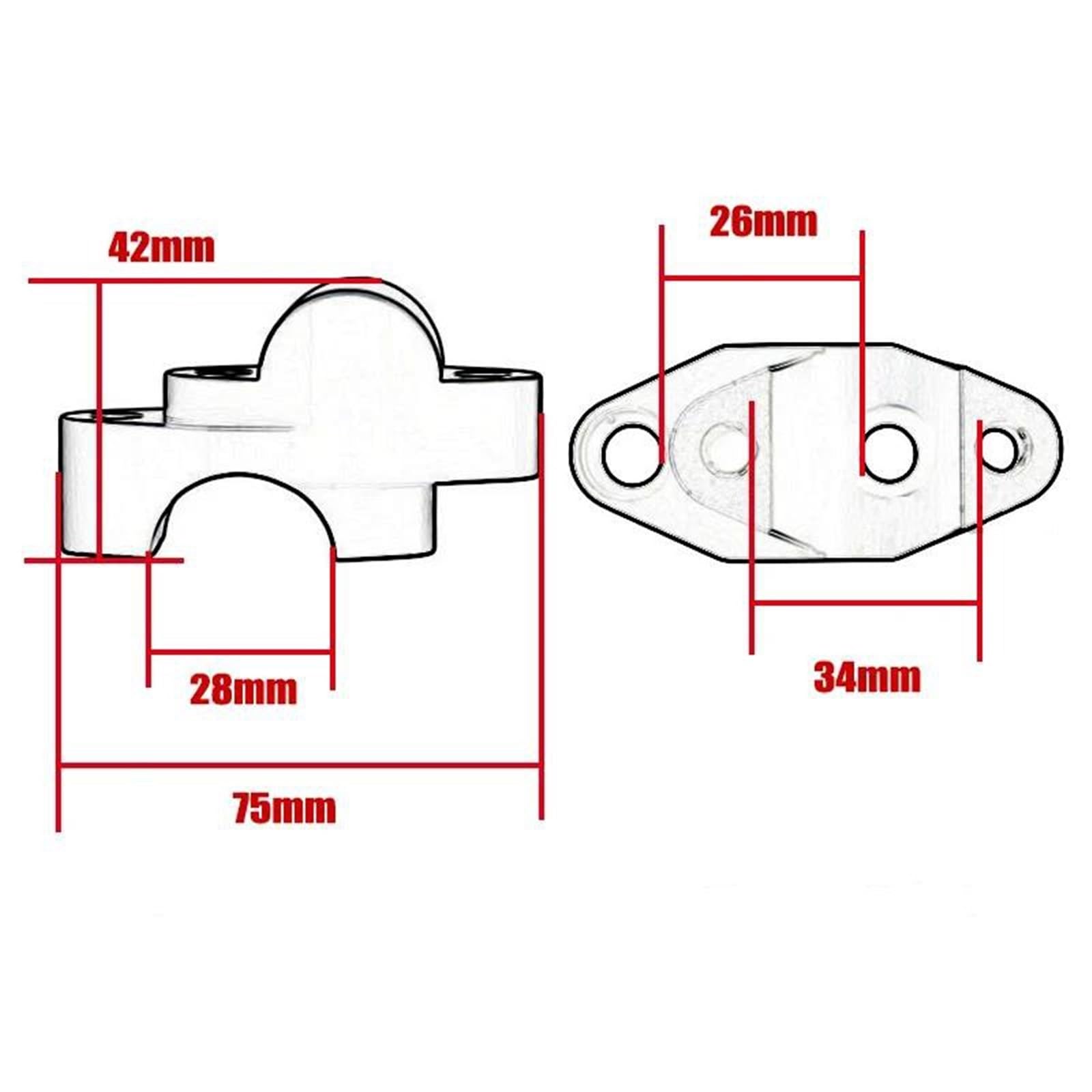 Elevadores de manillar Para CFMOTO 450MT 2024-2025