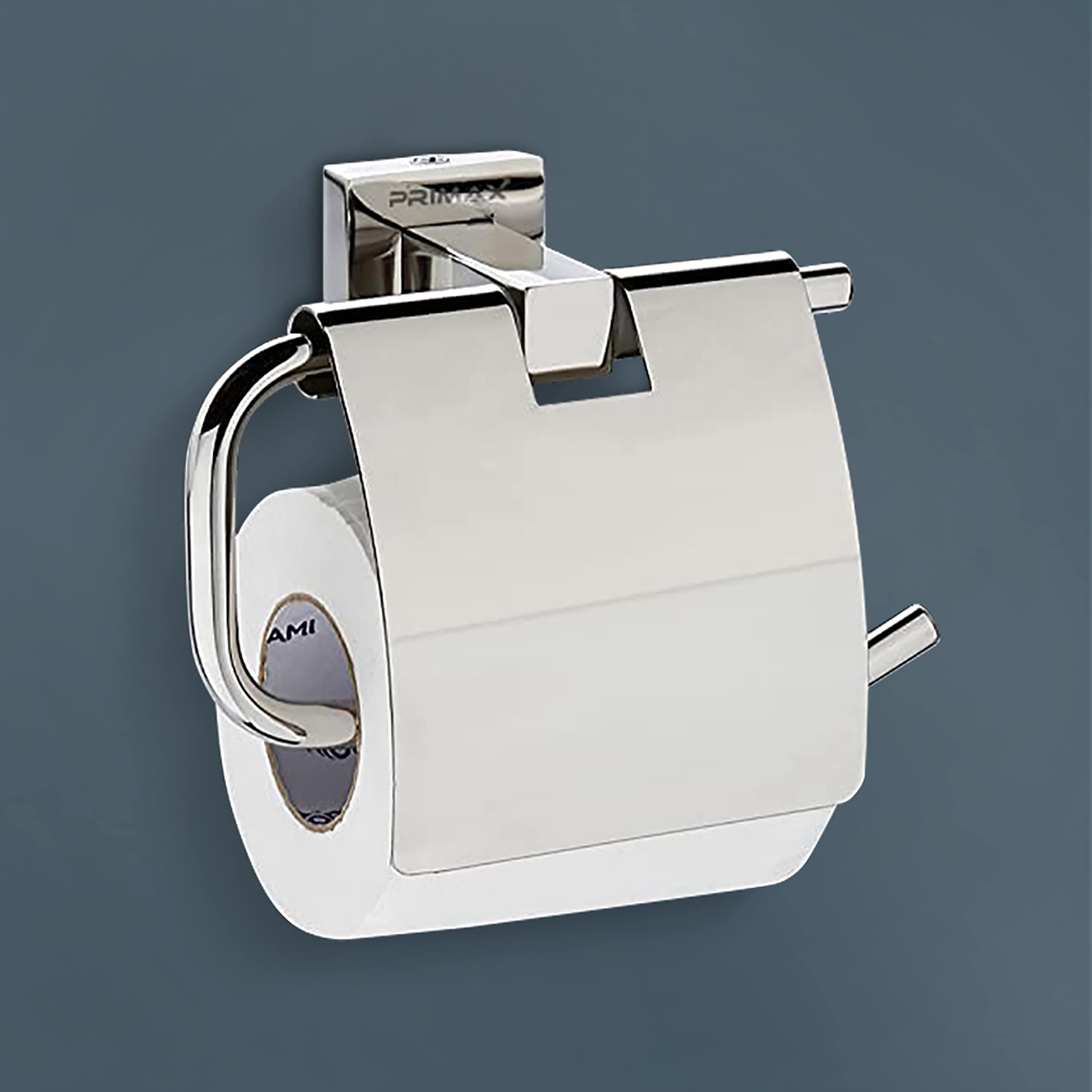 Primax Splash 304 Grade Stainless Steel Toilet Paper Roll Holder/Toilet Paper Holder in Bathroom/Kitchen/Bathroom Accessories - Chrome (Pack of 1) (B0BQZ6X48D) Amazon Price History, Amazon Price Tracker
