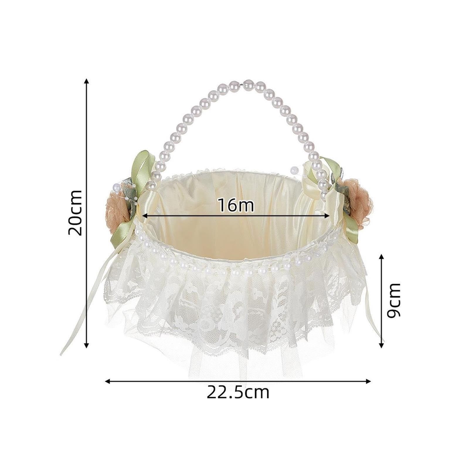 1pcs Wedding Flower Basket Per Matrimoni